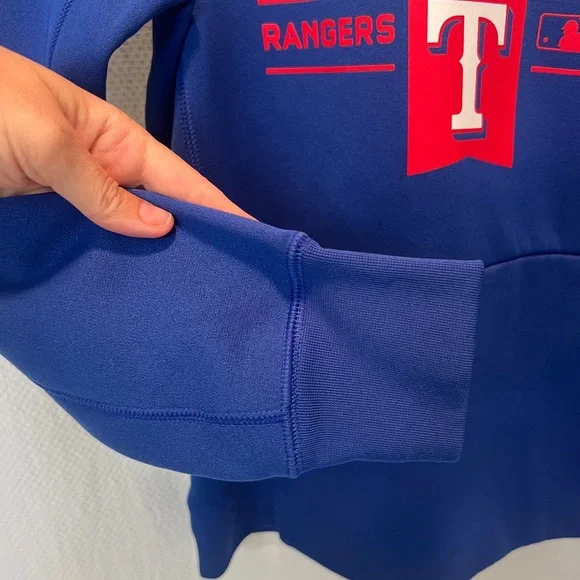 Nike Texas Rangers World Series Hoodie - size youth large (14/16) like new! - Picture 5 of 5